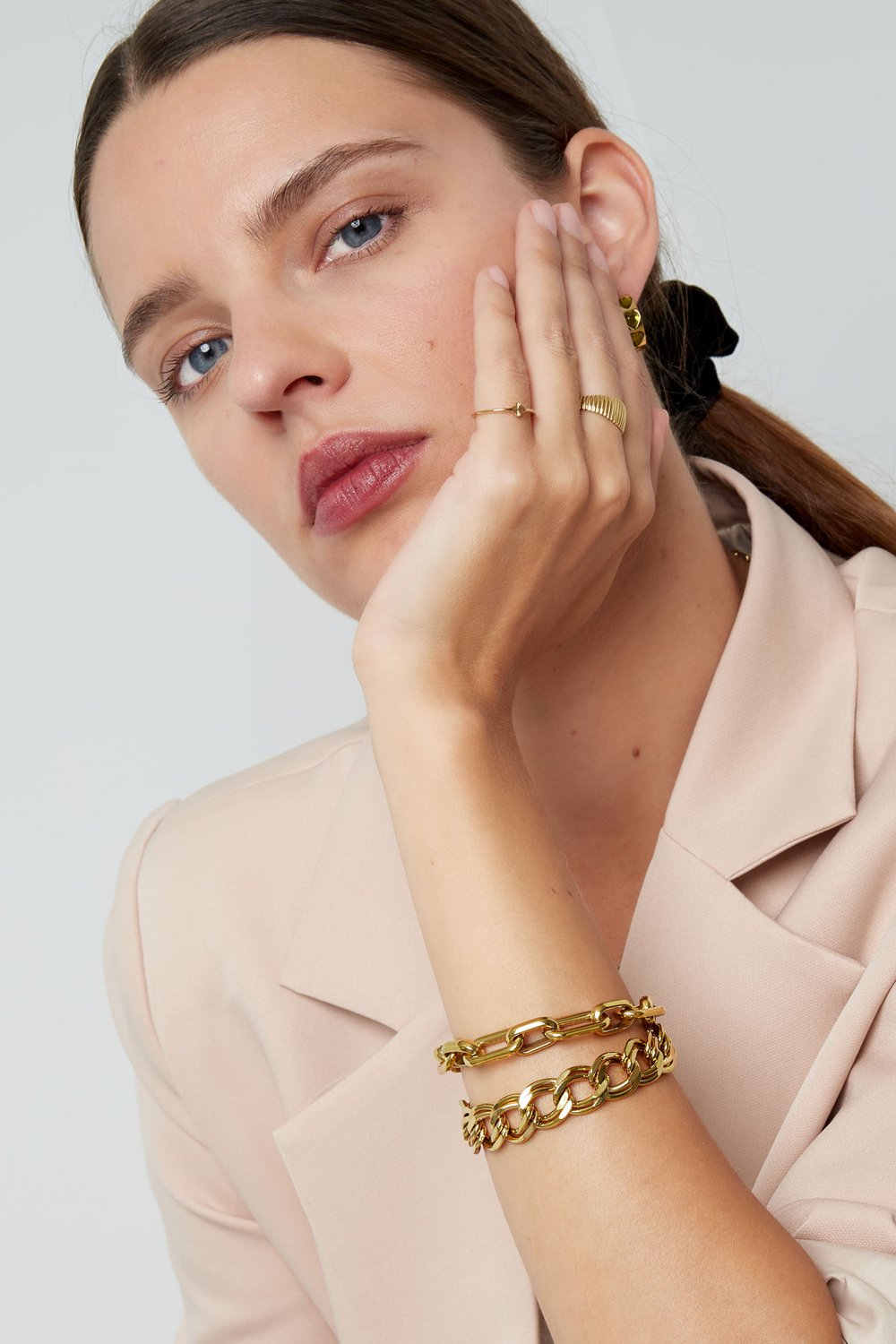 Link bracelet basic - Silver Color color h5Picture2